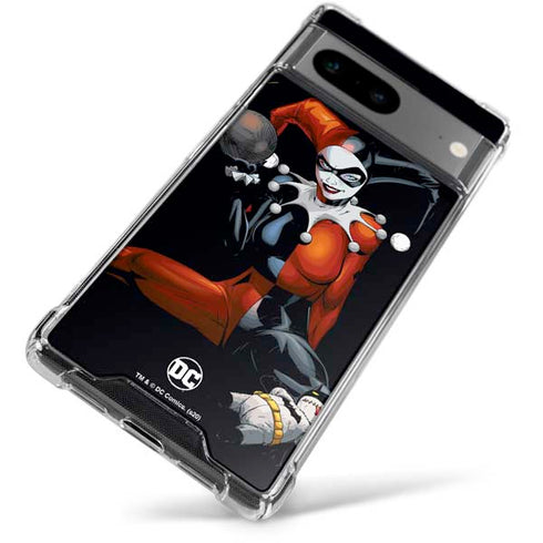 DC Comics Harley Quinn Playfull Pose Google Pixel 7a Clear Case